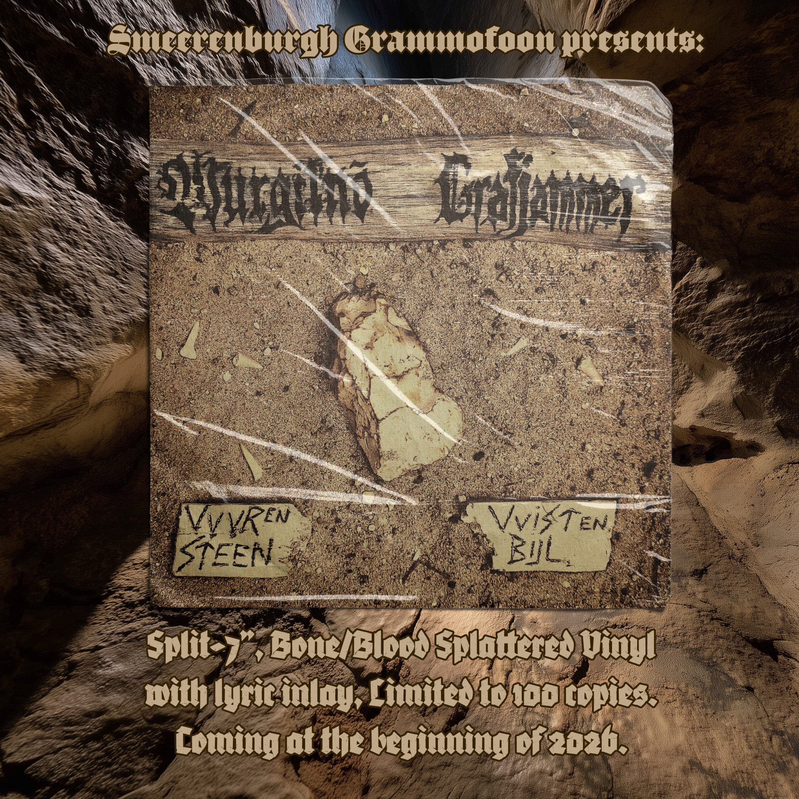 Wurgilnô / Grafjammer split 7 inch artwork